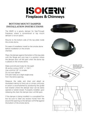 Bottom Mount Damper Instructions